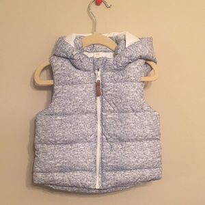 Grey Puffer Vest